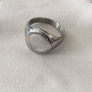 Sterling Silver - Mirrorball Signet Ring (Taylor Swift inspired)